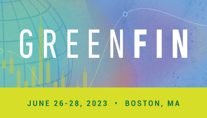 GREENFIN: The Premier Sustainable Finance and Investing Event